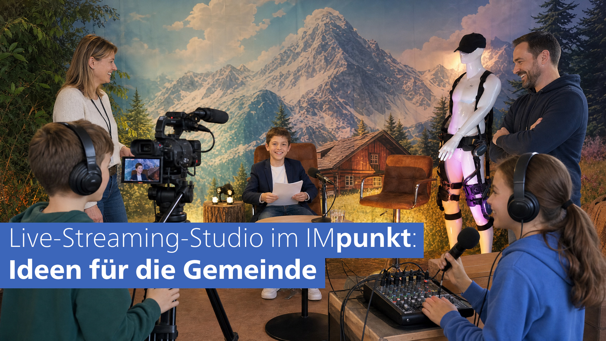 Live-Streaming-Studio im IMpunkt: Ideen für die Gemeinde