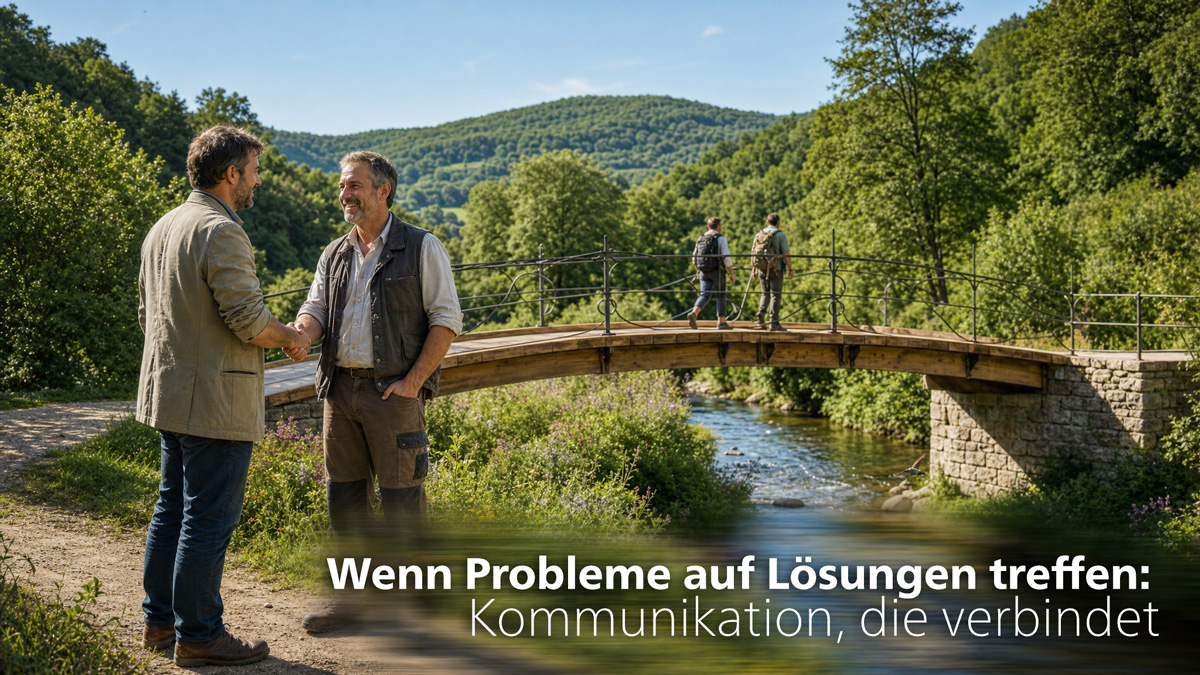 Wenn Probleme auf Lösungen treffen: Kommunikation, die verbindet