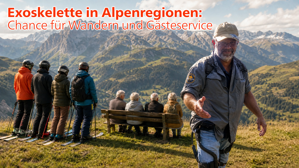 Exoskelette in Alpenregionen: Chance für Wandern und Gästeservice