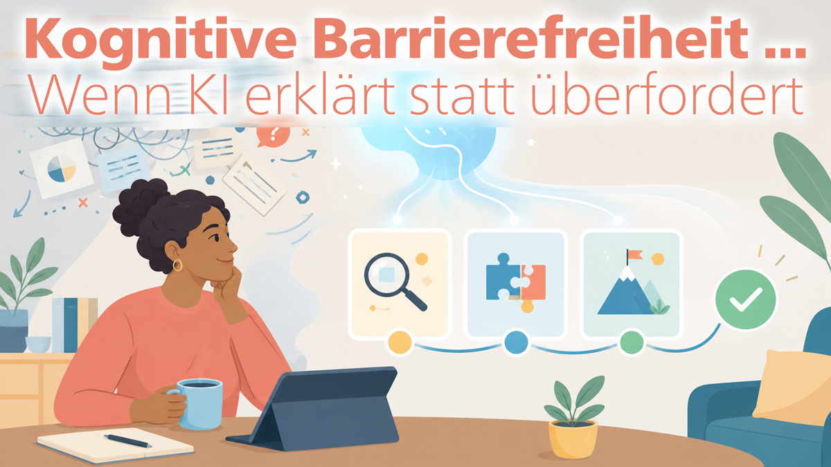 Kognitive Barrierefreiheit: Wenn KI erklärt statt überfordert