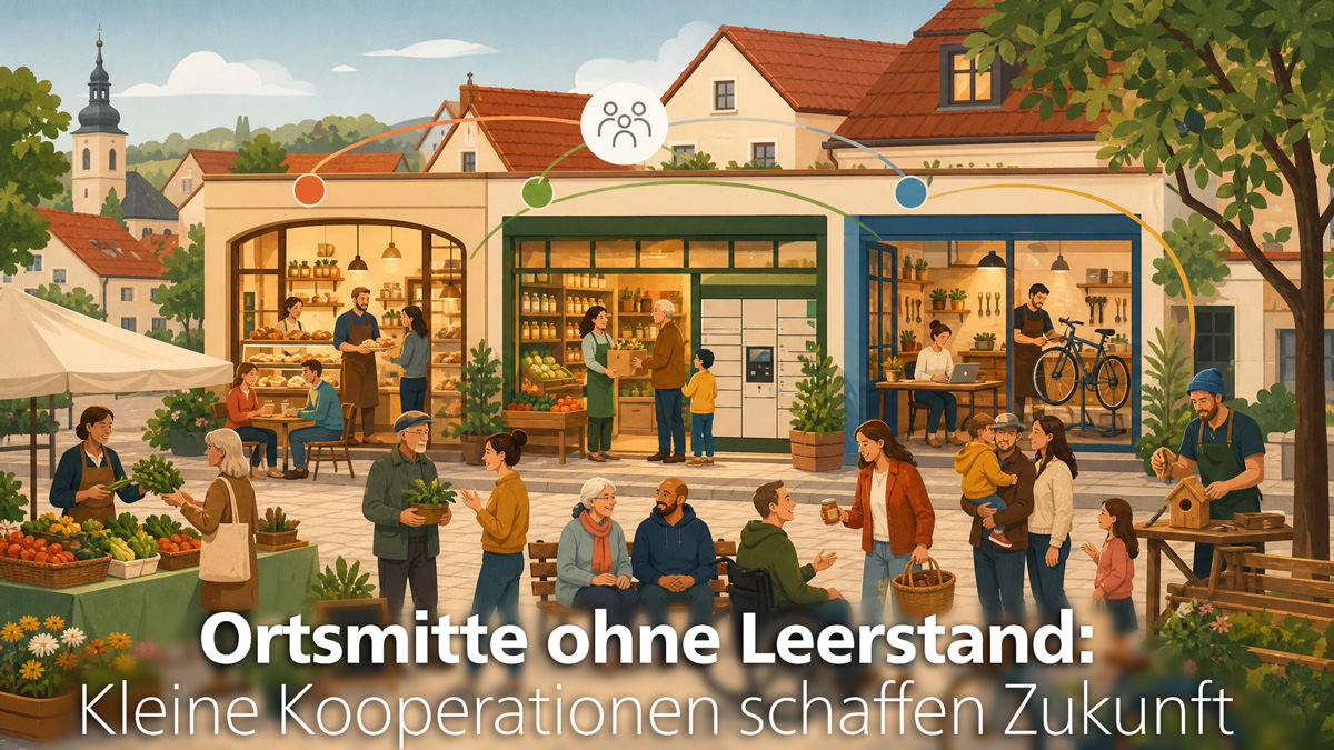 Ortsmitte ohne Leerstand: Kleine Kooperationen schaffen Zukunft