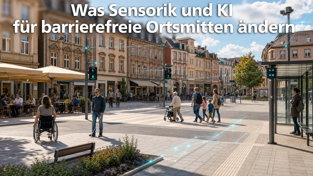 Was Sensorik und KI für barrierefreie Ortsmitten ändern