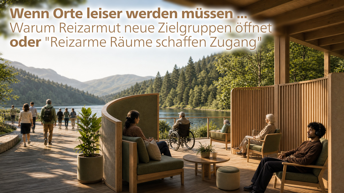 Wenn Orte leiser werden müssen: Reizarmut als Qualitätsfaktor