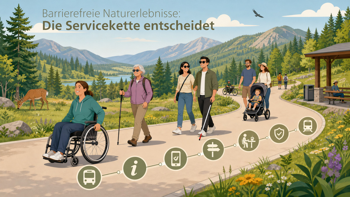 Barrierefreie Naturerlebnisse: Die Servicekette entscheidet