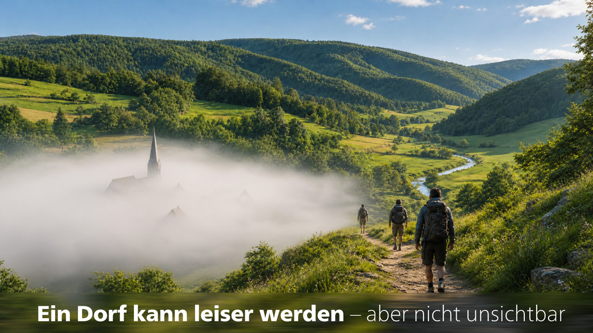 Ein Dorf kann leiser werden – ohne unsichtbar zu werden