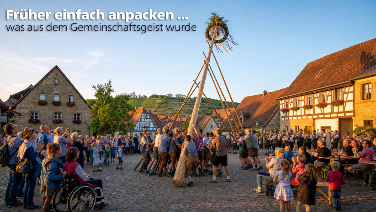 Früher einfach anpacken – was aus dem Gemeinschaftsgeist wurde