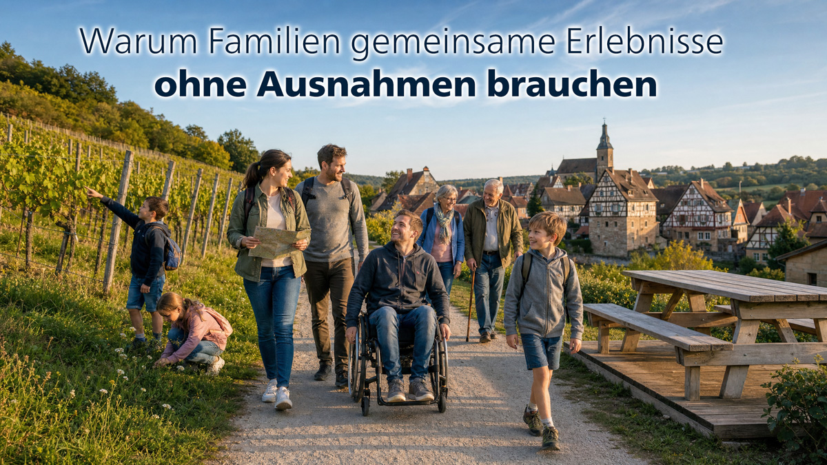 Warum Familien gemeinsame Erlebnisse ohne Ausnahmen brauchen