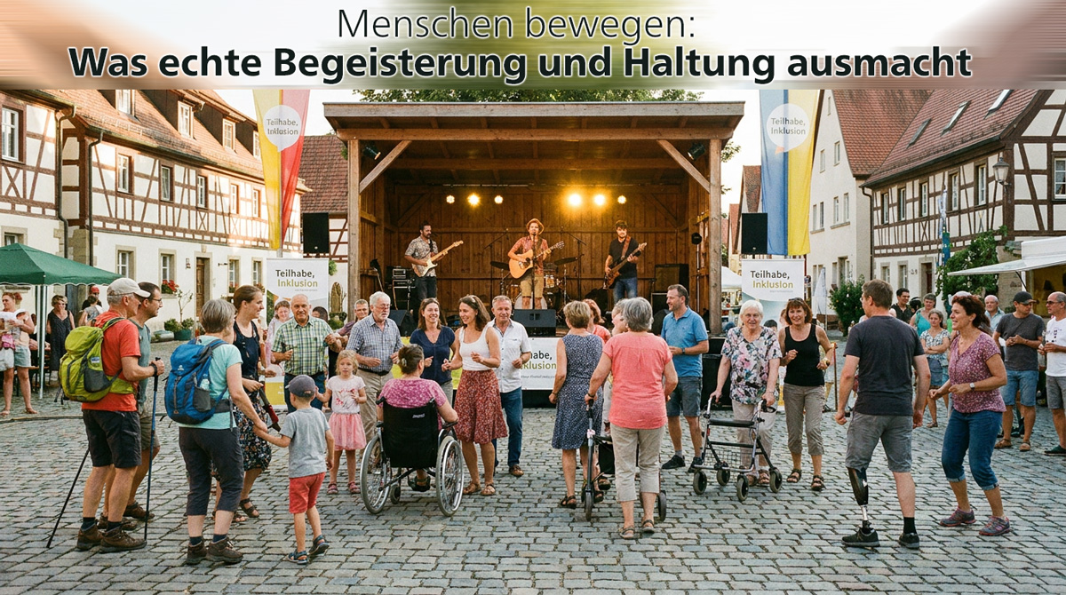 Menschen bewegen: Was echte Begeisterung und Haltung ausmacht