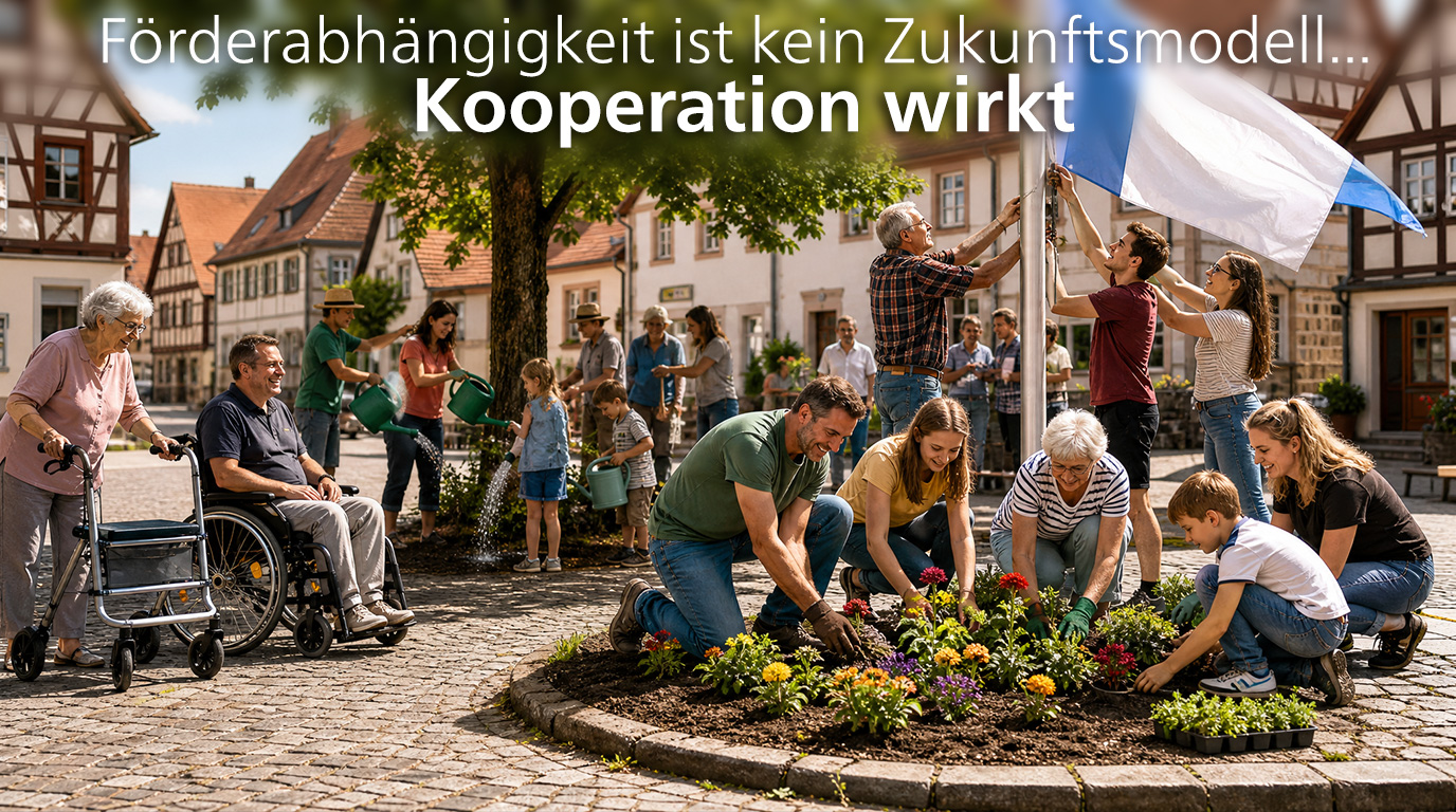 Förderabhängigkeit ist kein Zukunftsmodell: Kooperation wirkt