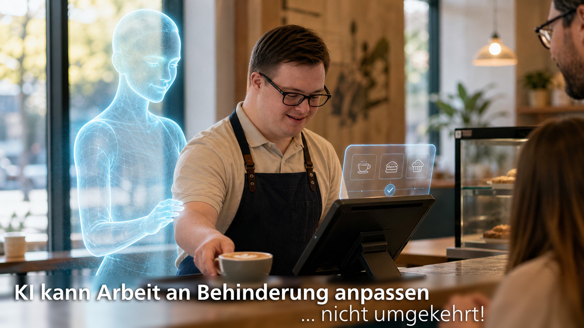 KI kann Arbeit an Behinderung anpassen – nicht umgekehrt