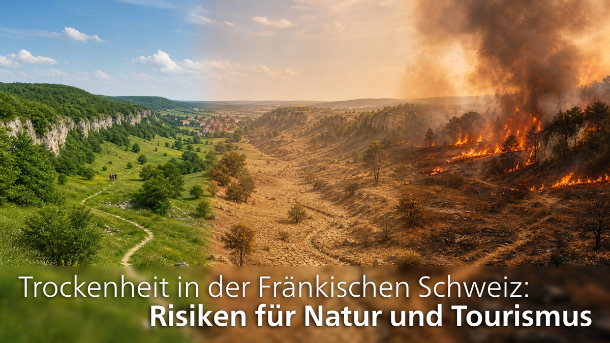 Trockenheit in der Fränkischen Schweiz: Risiken für Natur und Tourismus