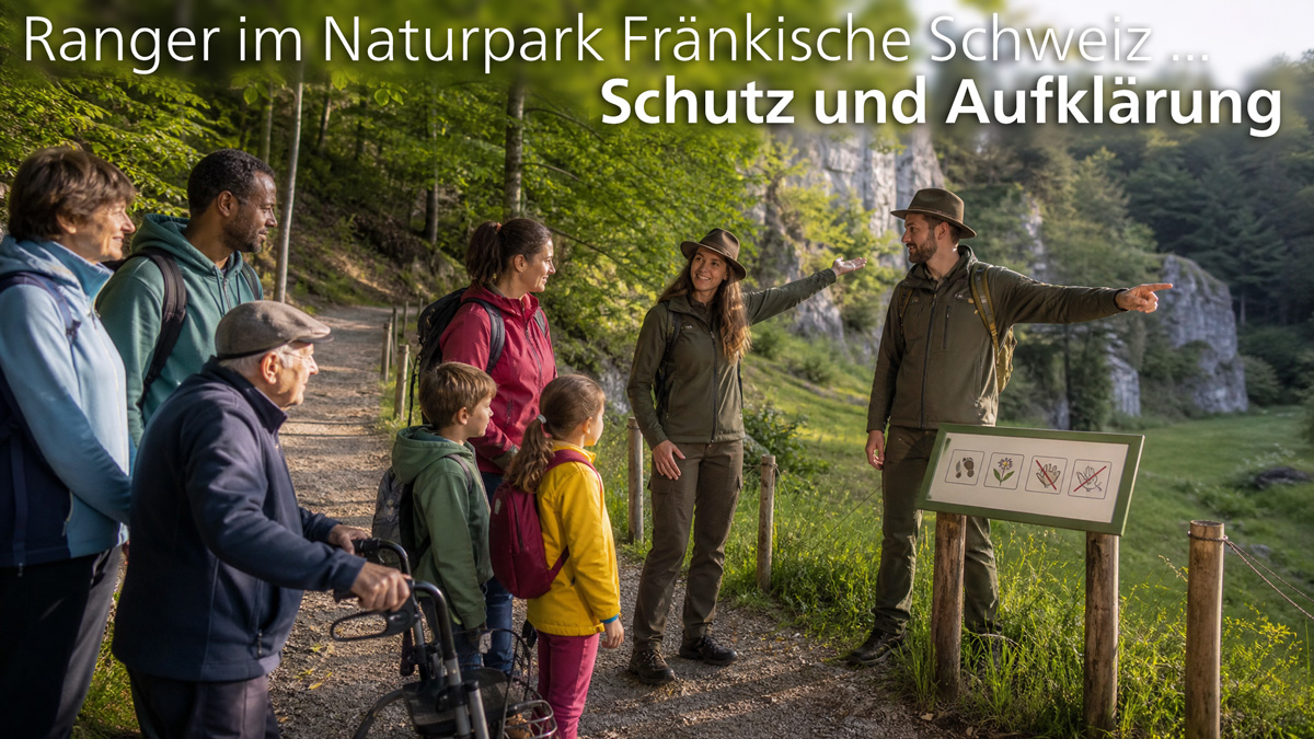 Ranger im Naturpark Fränkische Schweiz: Schutz und Aufklärung