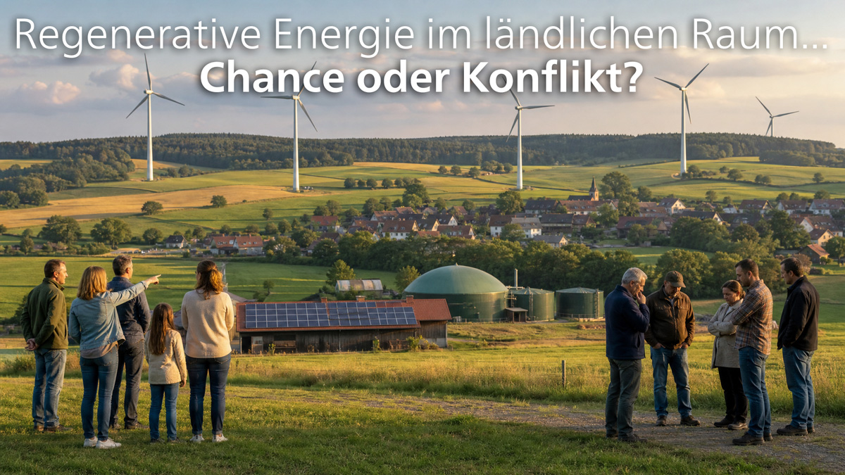 Regenerative Energie im ländlichen Raum: Chance oder Konflikt?