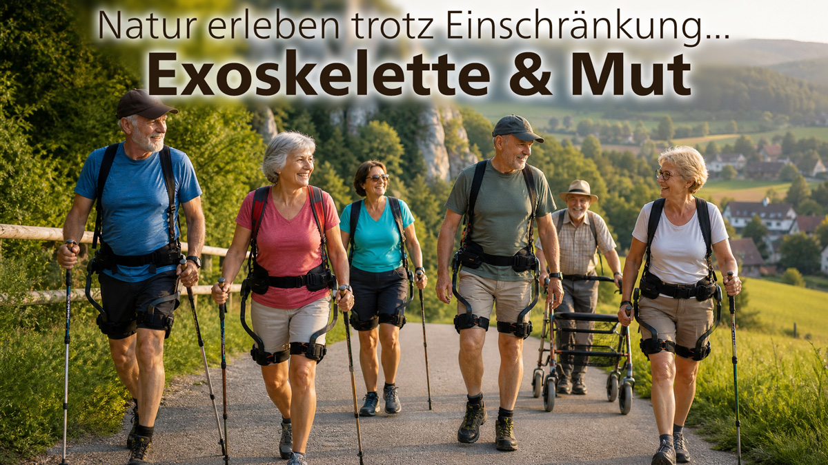 Natur erleben trotz Einschränkung: Exoskelette und Mut