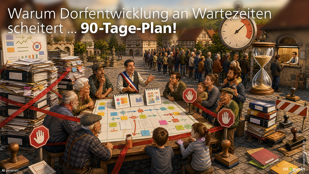 Warum Dorfentwicklung an Wartezeiten scheitert – 90-Tage-Plan