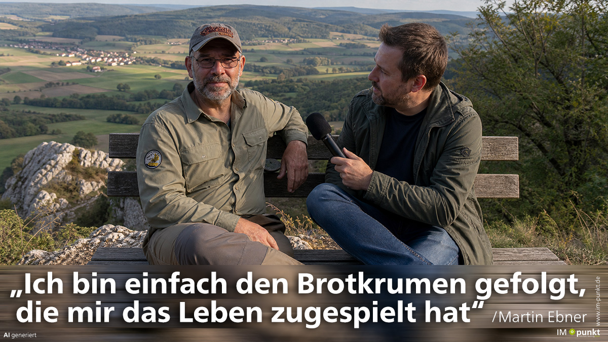 „Ich bin einfach den Brotkrumen gefolgt, die mir das Leben zugespielt hat“/Martin Ebner