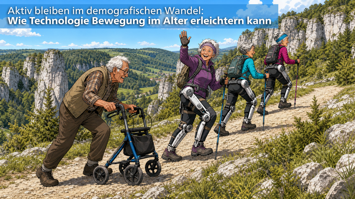 Aktiv bleiben im demografischen Wandel: Wie Technologie Bewegung im Alter erleichtern kann