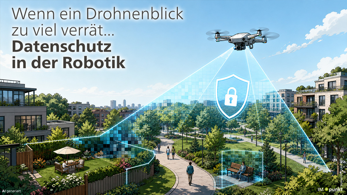 Wenn ein Drohnenblick zu viel verrät: Datenschutz in der Robotik
