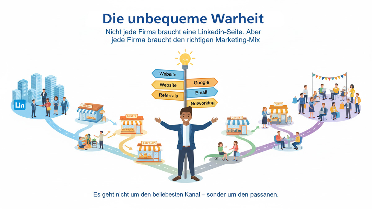 Warum kleine Betriebe keine LinkedIn-Seite brauchen