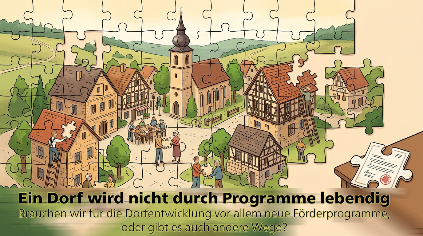 Dorfentwicklung ohne Förderabhängigkeit: Zukunft aktiv gestalten