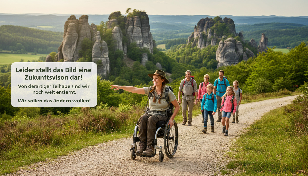 Barrierefreie Naturerlebnisse in der Fränkischen Schweiz