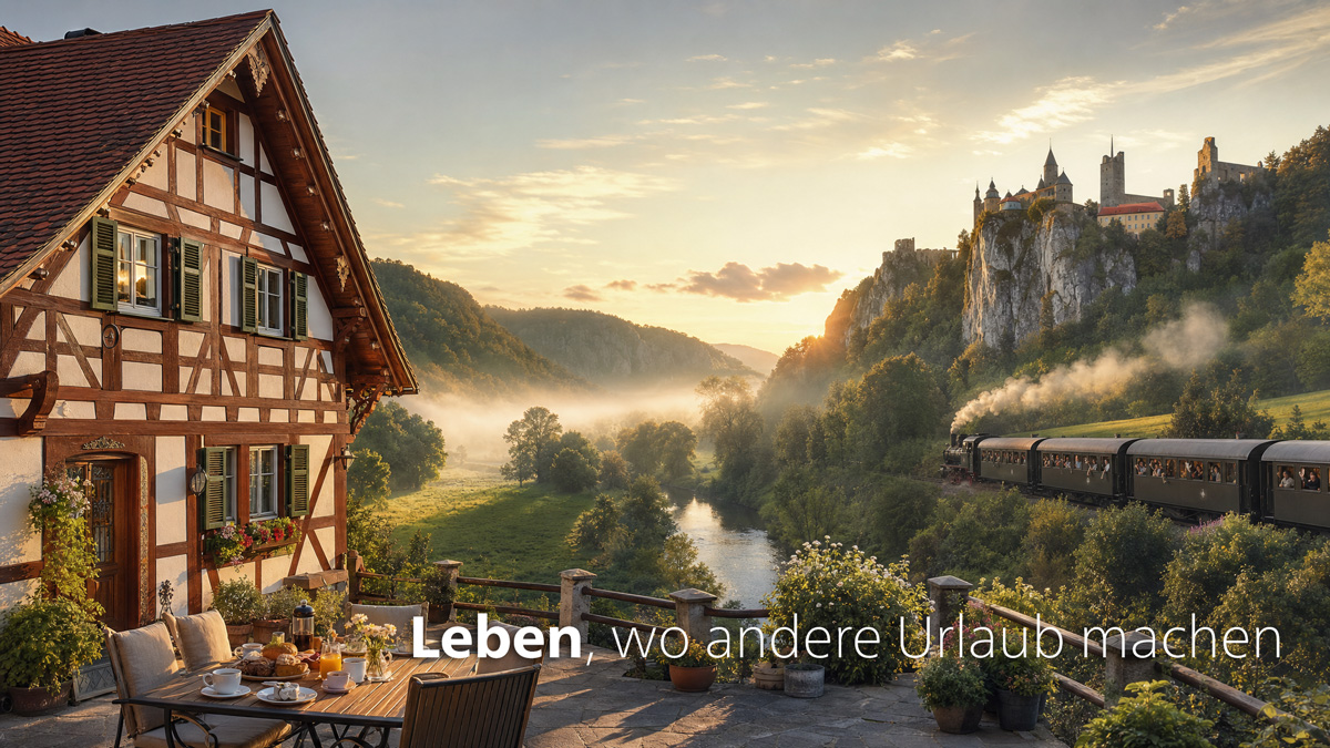 Luftkurort Muggendorf: Leben, wo andere Urlaub machen